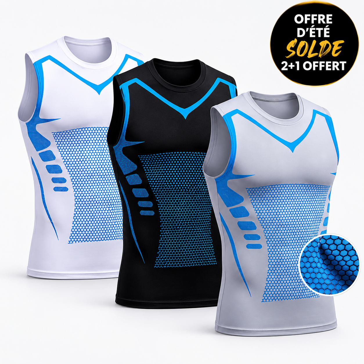 SLIM.Tech - Haut de Compression pour Homme