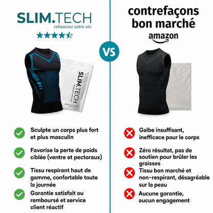 SLIM.Tech - Haut de Compression pour Homme
