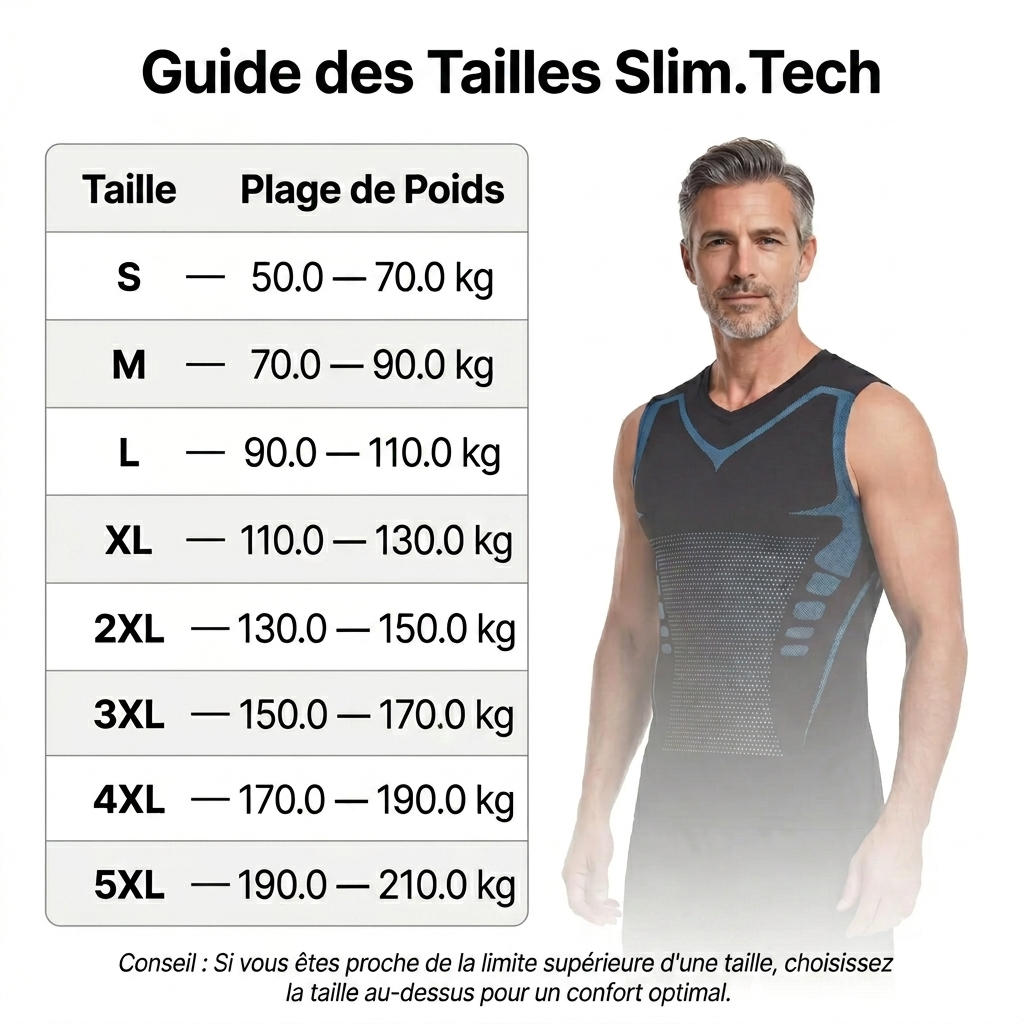 SLIM.Tech - Haut de Compression pour Homme